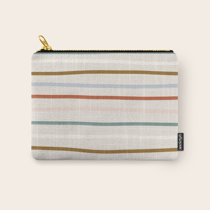 signature stripe Carry All Pouch Gallery Image 1