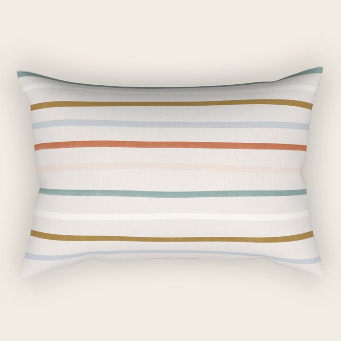 signature stripe Rectangular Pillow Gallery Image 2