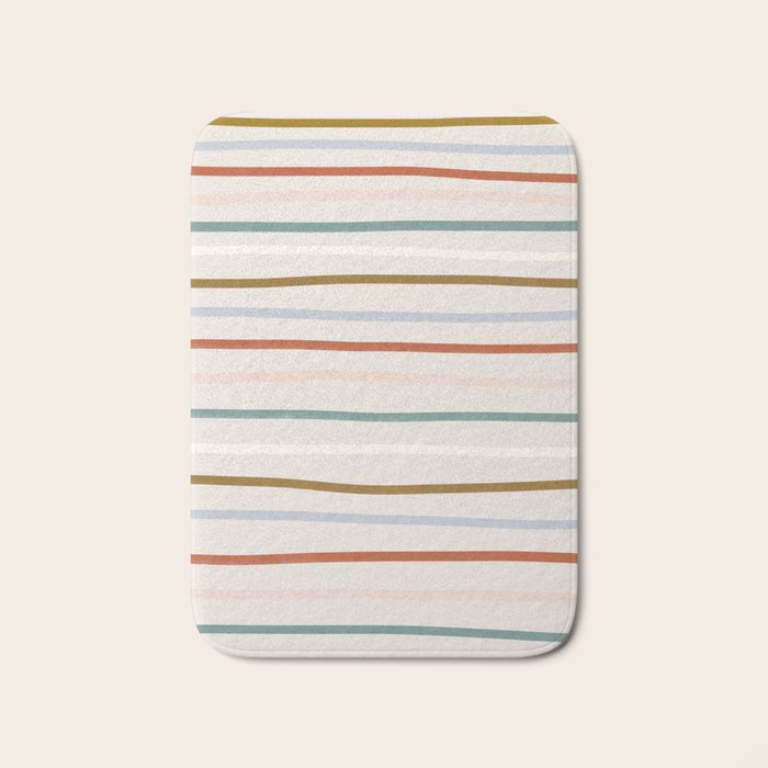 signature stripe Bath Mat Gallery Image 1
