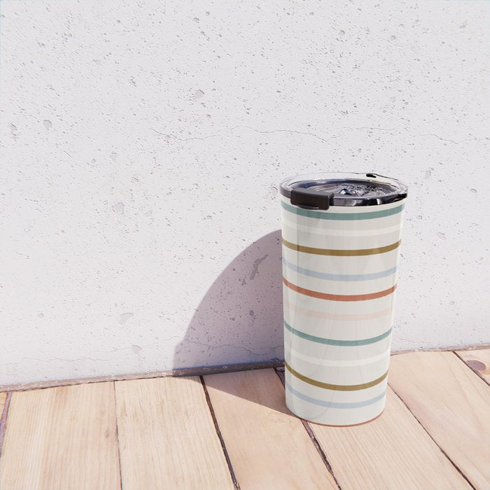 signature stripe Travel Mug Gallery Image 4