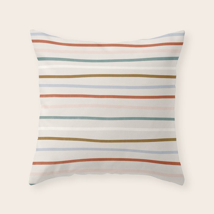 signature stripe Throw Pillow Gallery Image 6