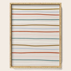 signature stripe Serving Tray Gallery Image 1