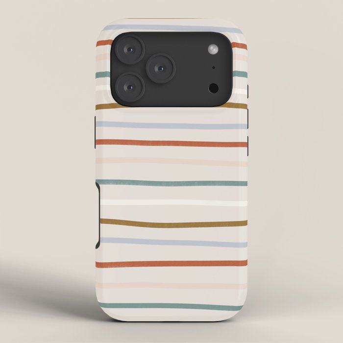signature stripe iPhone Case