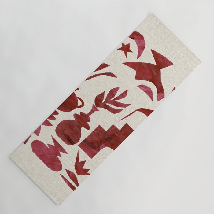 Crimson Village Yoga Mat Gallery Image 1