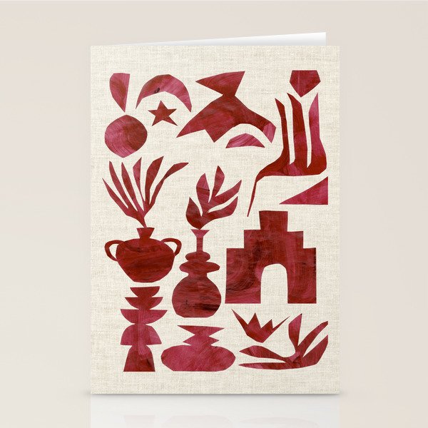 Crimson Village Stationery Card Gallery Image 2