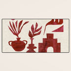Crimson Village Desk Mat Gallery Image 3