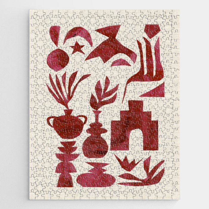 Crimson Village Jigsaw Puzzle Gallery Image 1