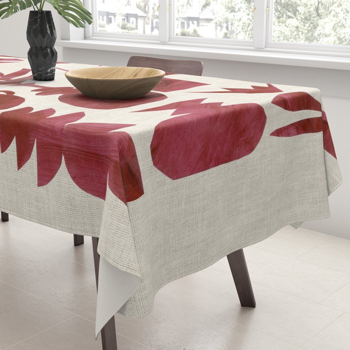 Crimson Village Tablecloth Gallery Image 3