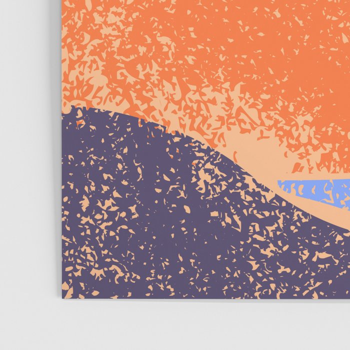 Abstract mountain landscape painting art print Poster Gallery Image 3