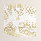 Gold palm leaves Wrapping Paper Gallery Image 3