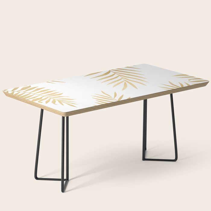 Gold palm leaves Coffee Table Gallery Image 1