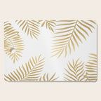 Gold palm leaves Cutting Board Gallery Image 1