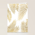 Gold palm leaves Stationery Card Gallery Image 2
