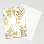 Gold palm leaves Stationery Card Gallery Image 2