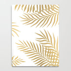 Gold palm leaves Notebook Gallery Image 4
