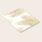 Gold palm leaves Notebook Gallery Image 2