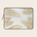 Gold palm leaves Laptop Sleeve Gallery Image 1