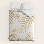 Gold palm leaves Comforter Gallery Image 6