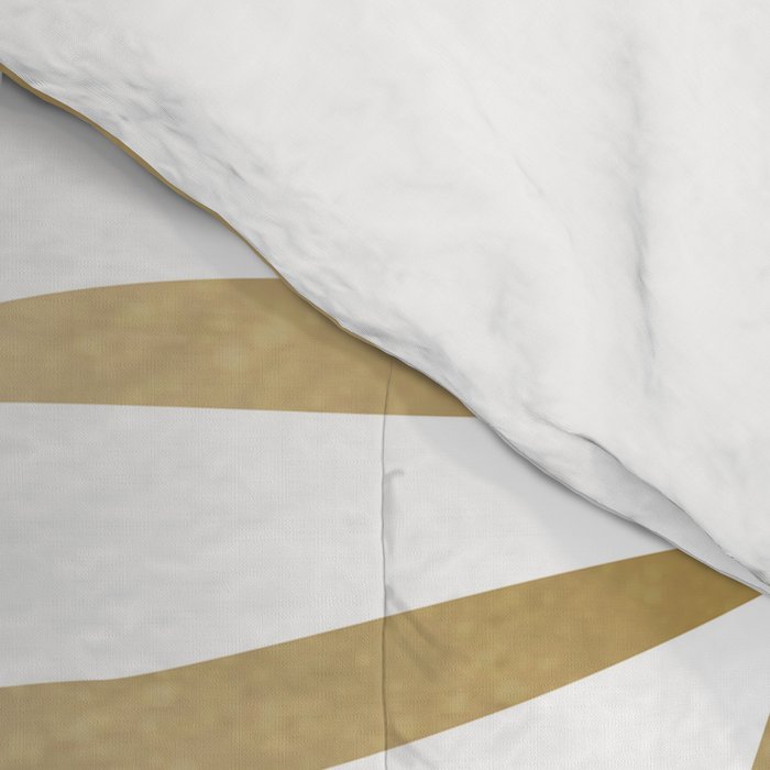 Gold palm leaves Comforter Gallery Image 4