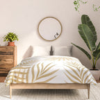 Gold palm leaves Comforter Gallery Image 3