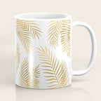 Gold palm leaves Coffee Mug Gallery Image 1