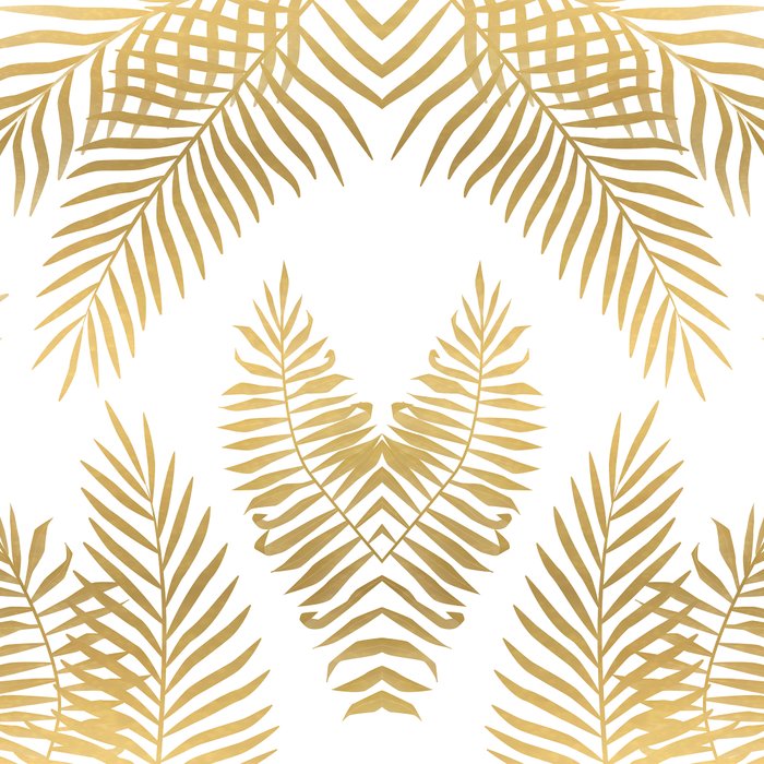 Gold palm leaves Coffee Mug Gallery Image 2