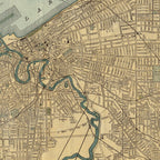 Vintage Map of Cleveland OH (1894) Coffee Mug Gallery Image 2