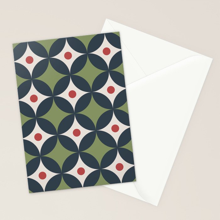 Modern Geometric Starburst Stationery Card Gallery Image 2
