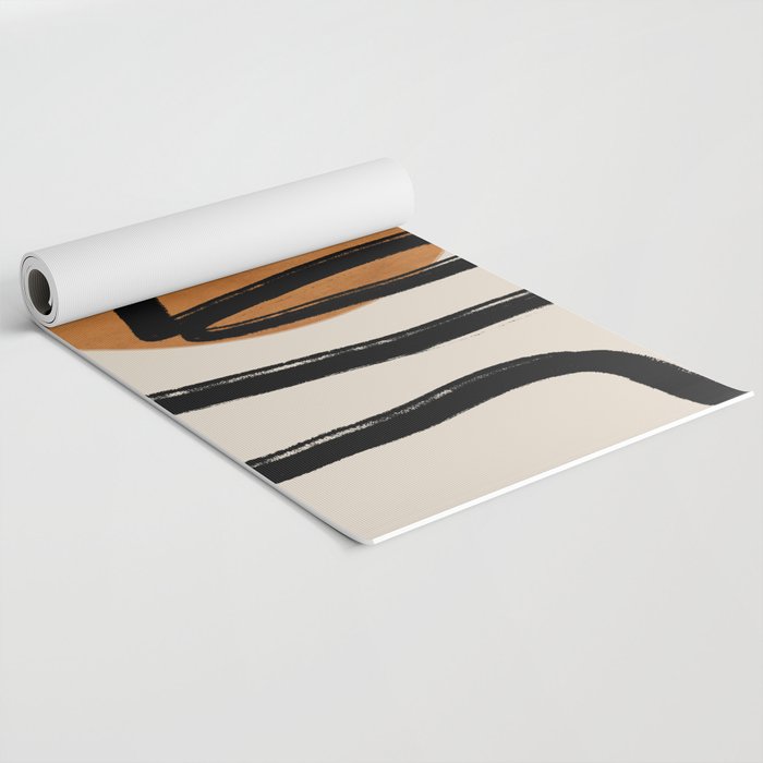 Abstract line art 97 Yoga Mat Gallery Image 2
