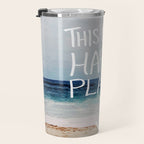 My Happy Place (Beach) Travel Mug Gallery Image 3