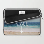 My Happy Place (Beach) Laptop Sleeve Gallery Image 2