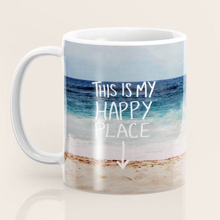My Happy Place (Beach) Coffee Mug Gallery Image 3