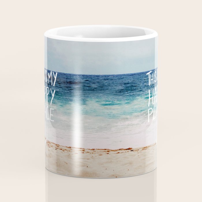 My Happy Place (Beach) Coffee Mug Gallery Image 4