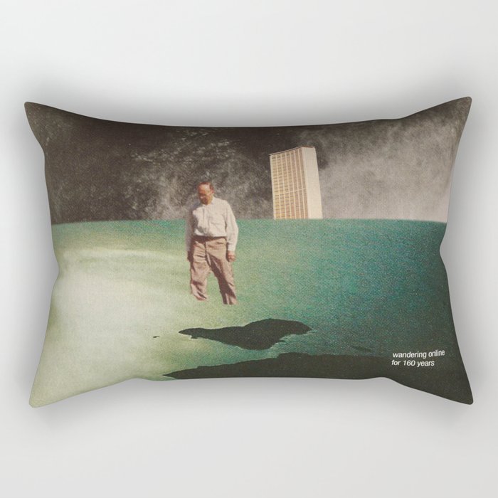 Wandering Online for 160 Years Rectangular Pillow Gallery Image 1