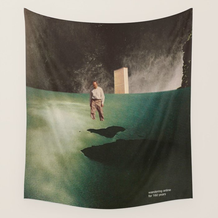 Wandering Online for 160 Years Wall Tapestry Gallery Image 4