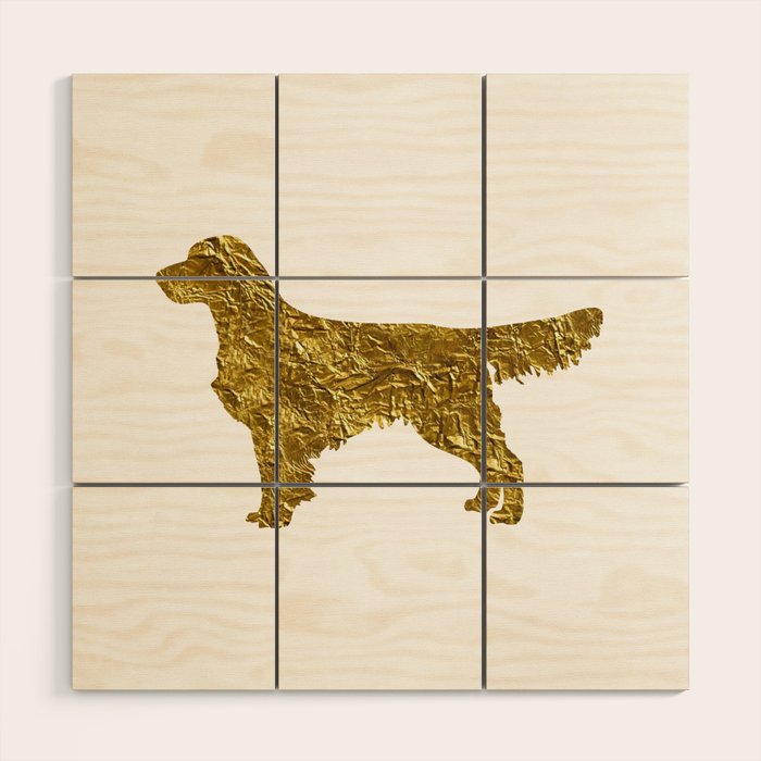 Golden retriever Wood Wall Art Gallery Image 1