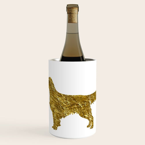 Golden Retriever Wine Chiller
