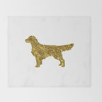 Golden retriever Throw Blanket Gallery Image 2