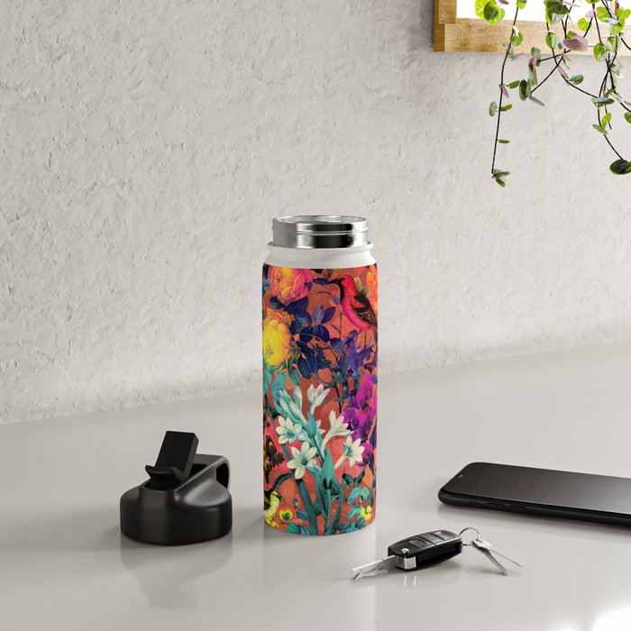 Floral and Birds II Water Bottle Gallery Image 4