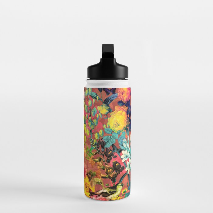 Floral and Birds II Water Bottle Gallery Image 3