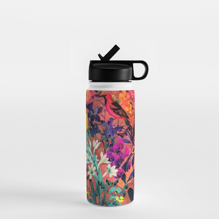 Floral and Birds II Water Bottle Gallery Image 1