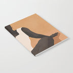 Minimal Abstract Art Sunset Girl 4 Notebook Gallery Image 2