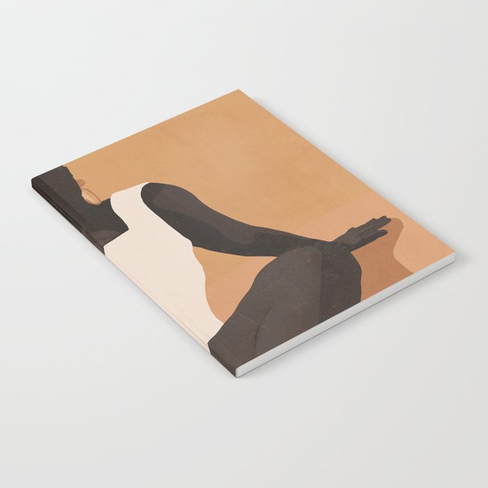 Minimal Abstract Art Sunset Girl 4 Notebook Gallery Image 2