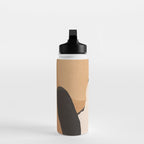Minimal Abstract Art Sunset Girl 4 Water Bottle Gallery Image 3