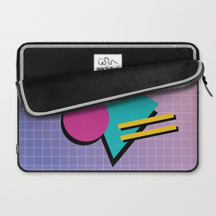 Memphis Pattern 10 - 90s - Retro Laptop Sleeve Gallery Image 2