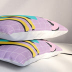 Memphis Pattern 10 - 90s - Retro Pillow Sham Gallery Image 3