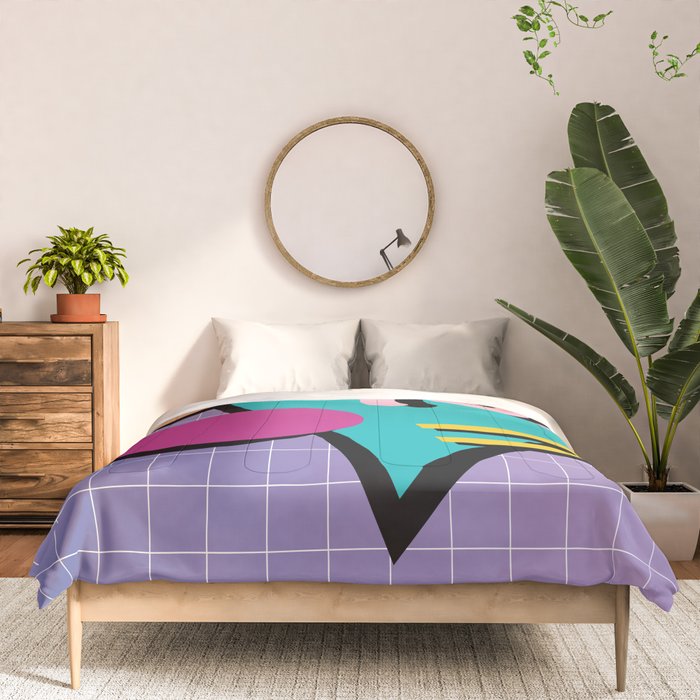 Memphis Pattern 10 - 90s - Retro Comforter Gallery Image 3