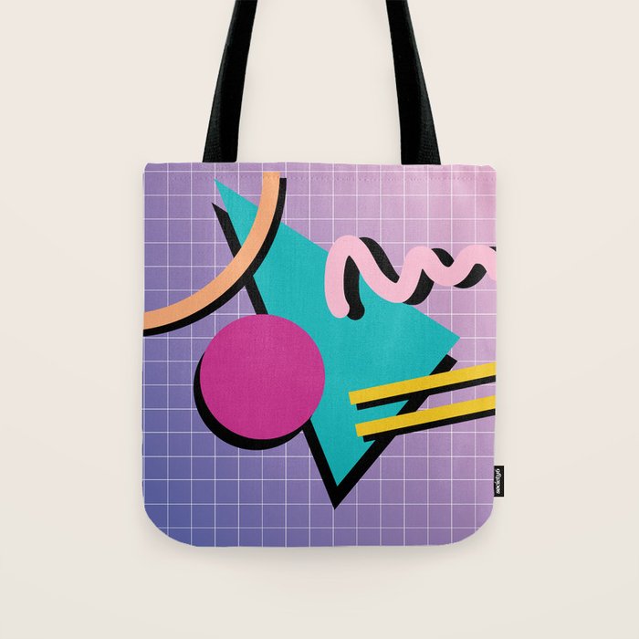Memphis Pattern 10 - 90s - Retro Tote Bag Gallery Image 1