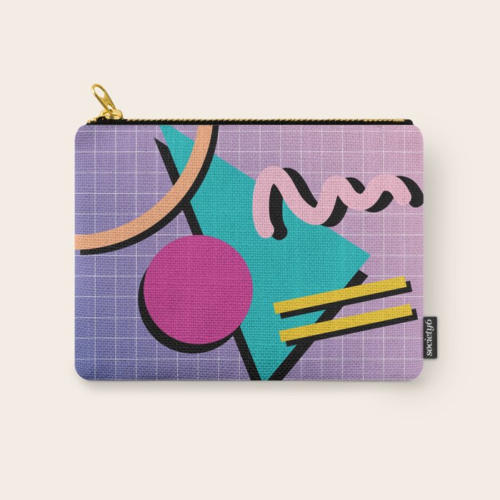 Memphis Pattern 10 - 90s - Retro Carry All Pouch Gallery Image 1