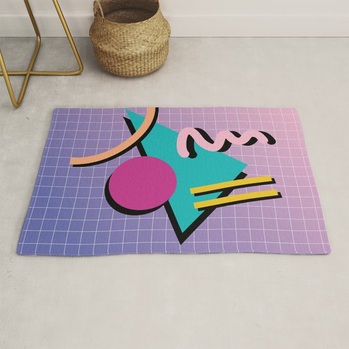 Memphis Pattern 10 - 90s - Retro Rug Gallery Image 1
